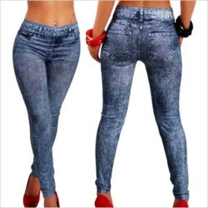 2024-womens-snowflake-skinny-stretch-denim-leggings 5