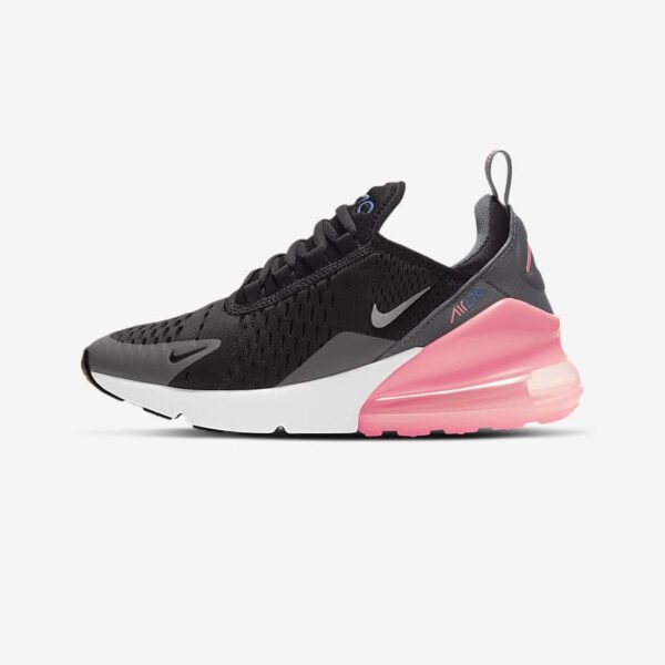 Nike Air Max 270 Grade School GS Black Pink 943345-020 - Image 3